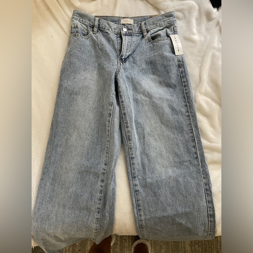 PACSUN Low-rise Medium Indigo Parker Extreme Baggy Jeans